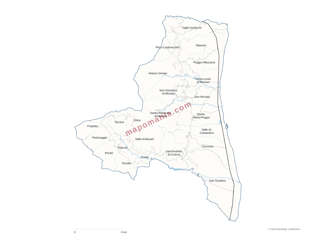 Carte de CC de la Costa Verde à personnaliser