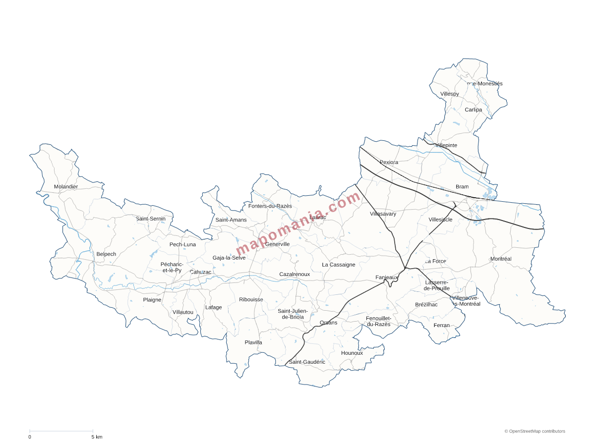 Carte de CC Piège Lauragais Malepère à personnaliser
