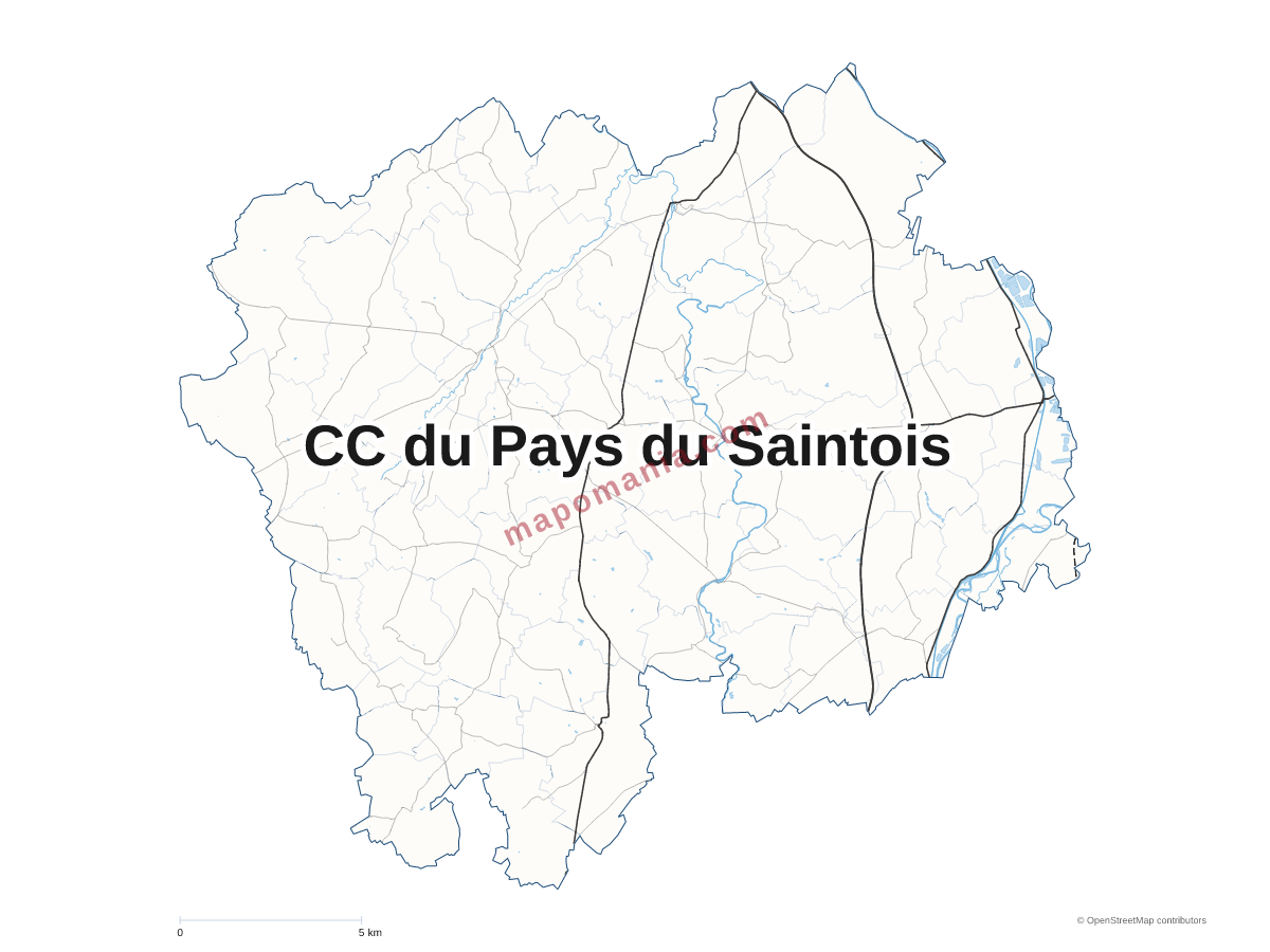 Carte de CC du Pays du Saintois à personnaliser