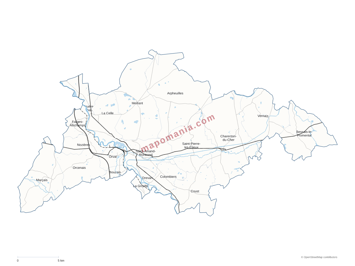 Carte de CC Coeur de France à personnaliser