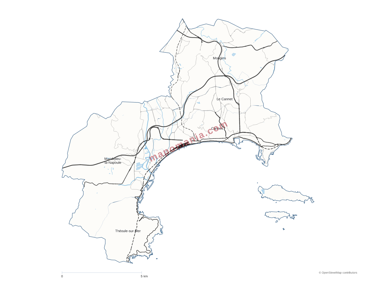 Carte de CA Cannes Pays de Lérins à personnaliser