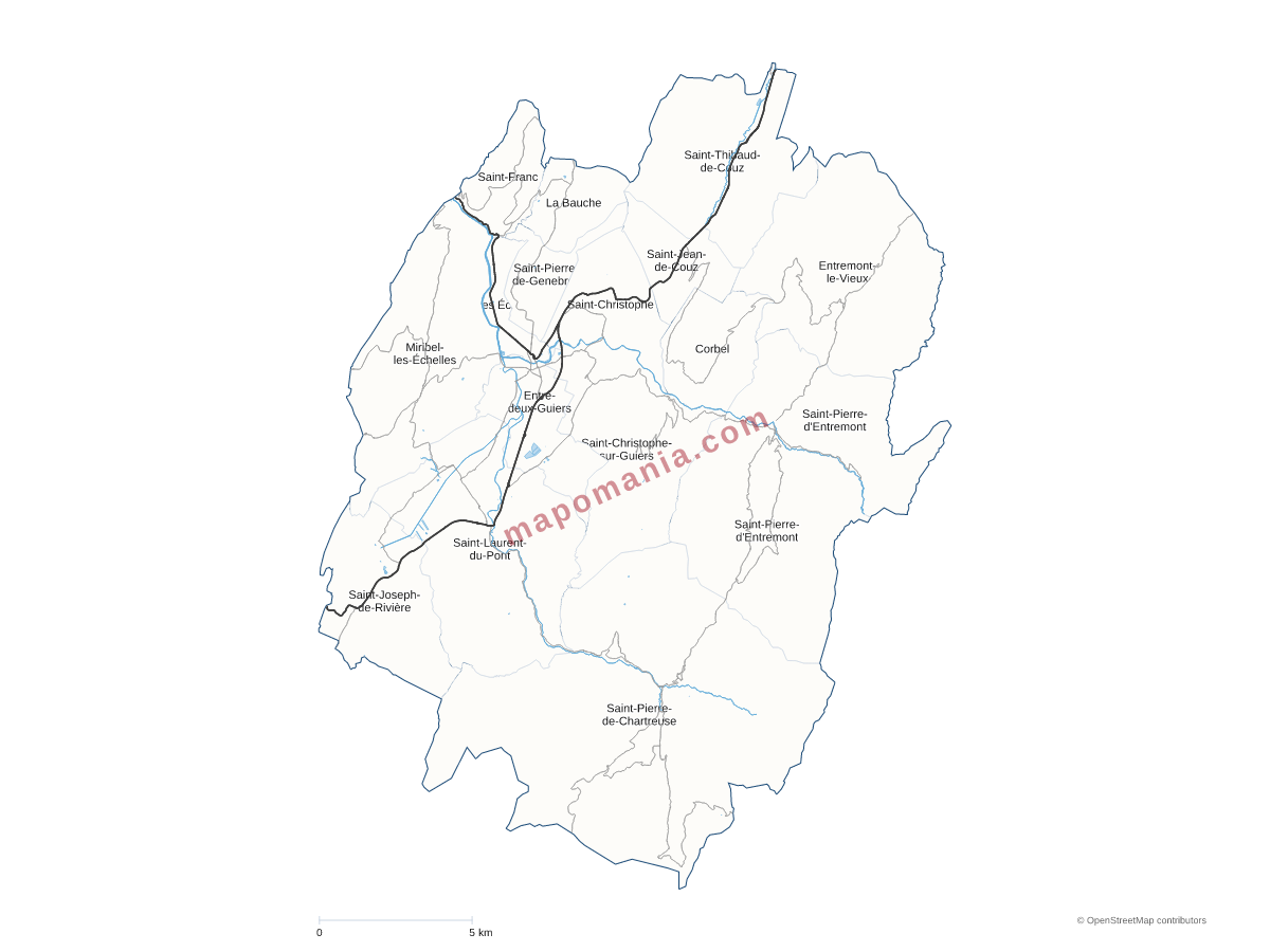 Carte de CC Coeur de Chartreuse à personnaliser