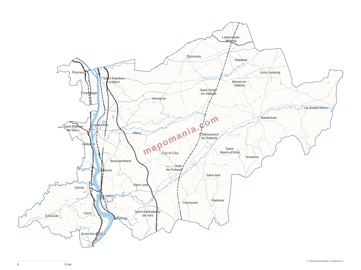 Carte de CC Porte de Dromardèche à personnaliser