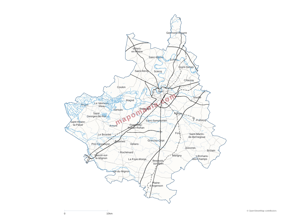 Carte de CA du Niortais à personnaliser