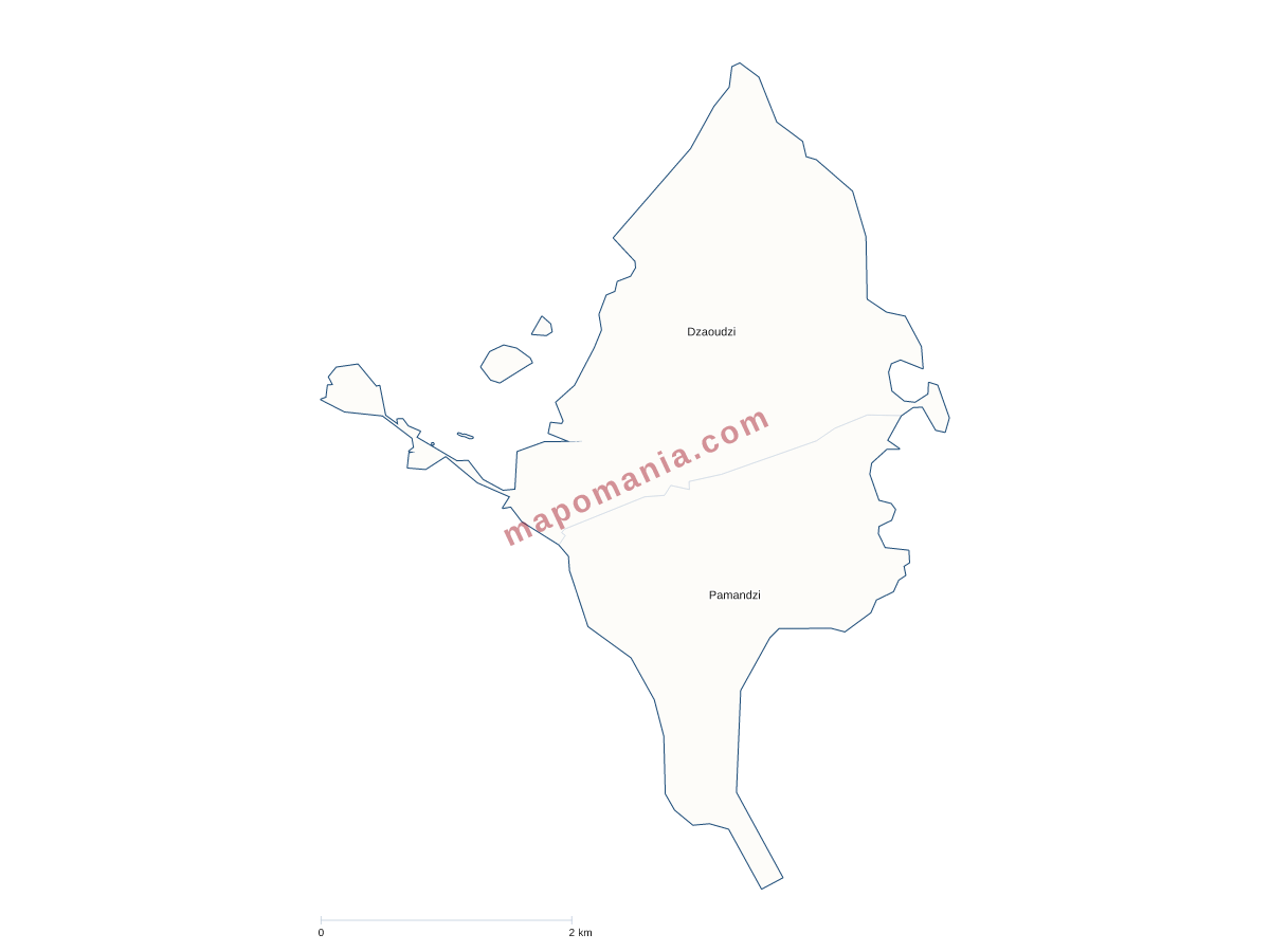 Carte de CC de Petite-Terre à personnaliser