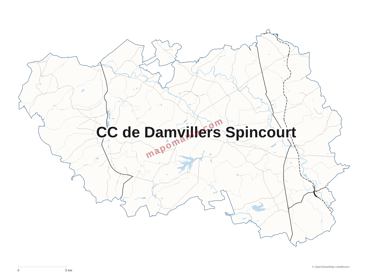 Carte de CC de Damvillers Spincourt à personnaliser