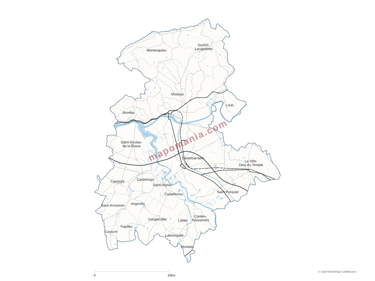 Carte de CC Terres des Confluences à personnaliser