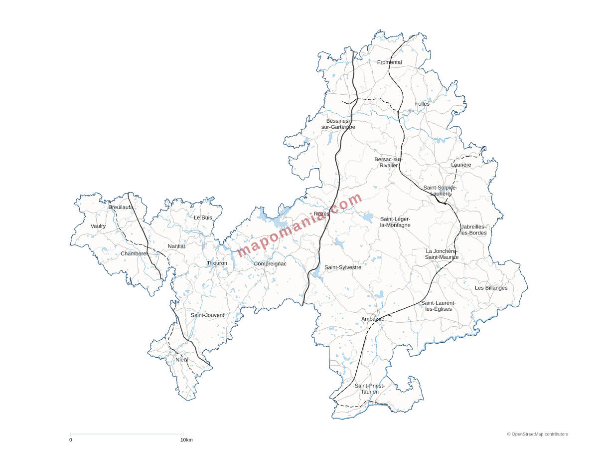 Carte de CC Élan Limousin Avenir Nature à personnaliser