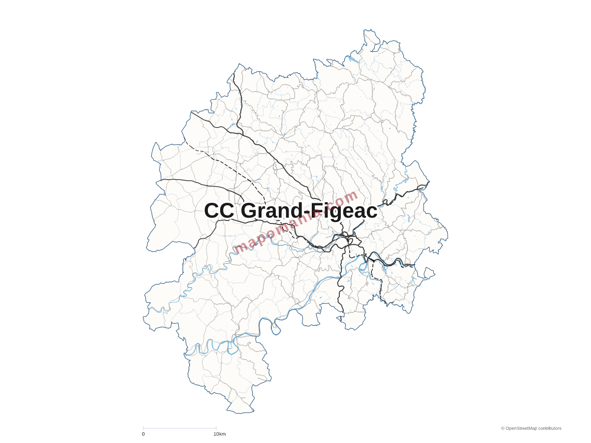 Carte de CC Grand-Figeac à personnaliser