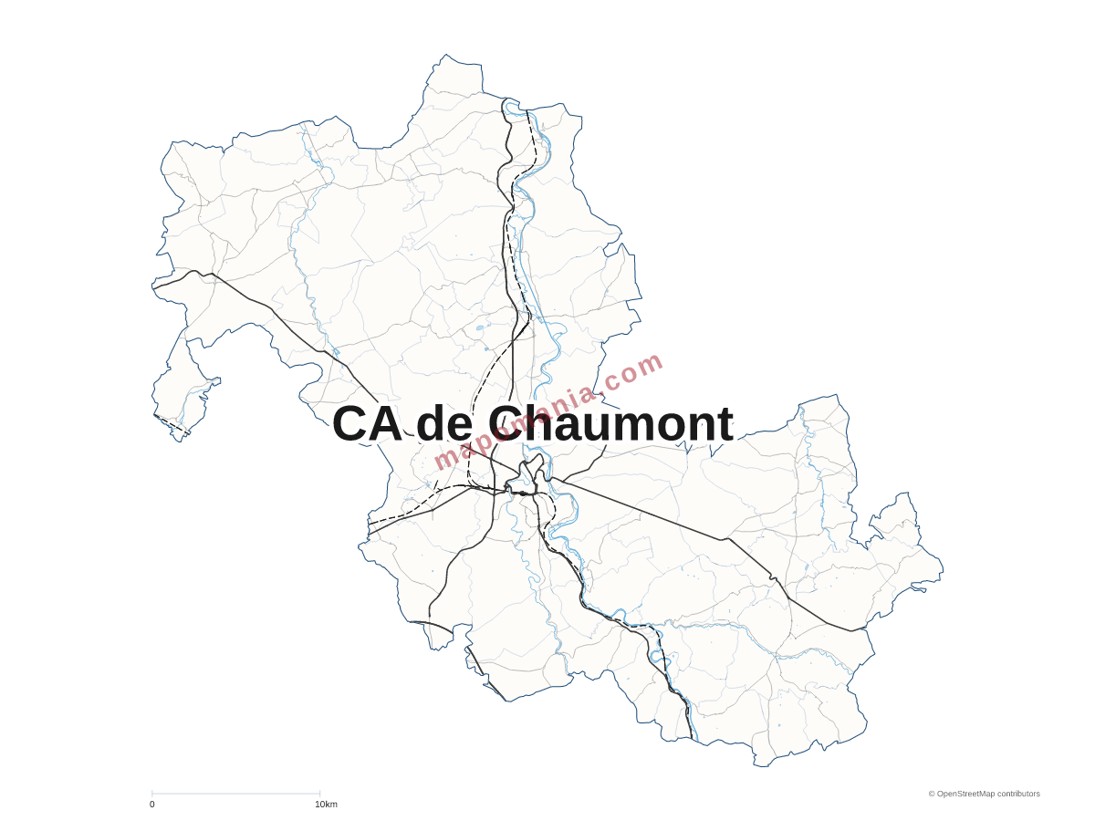 Carte de CA de Chaumont à personnaliser