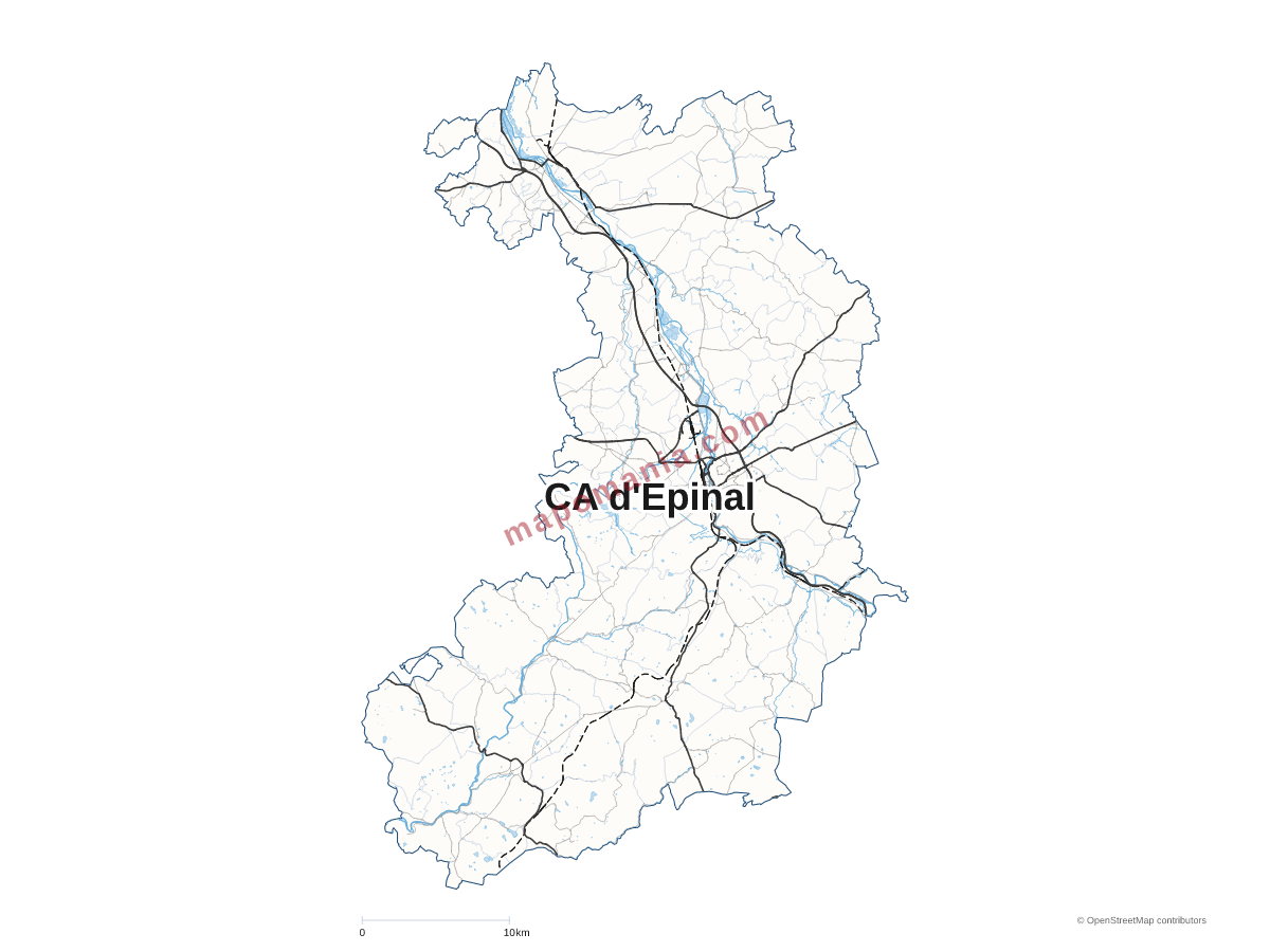Carte de CA d'Epinal à personnaliser