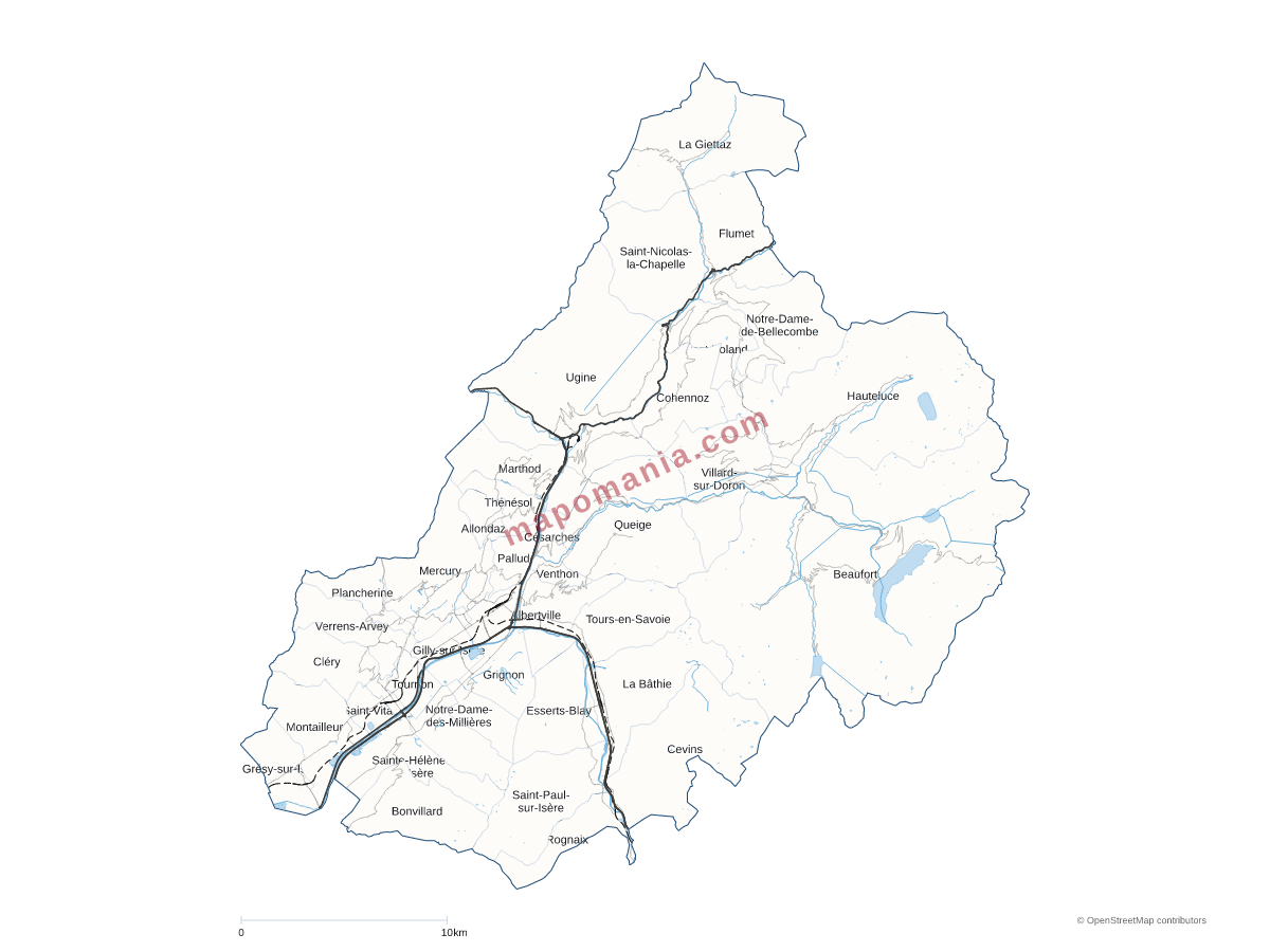 Carte de CA Arlysère à personnaliser