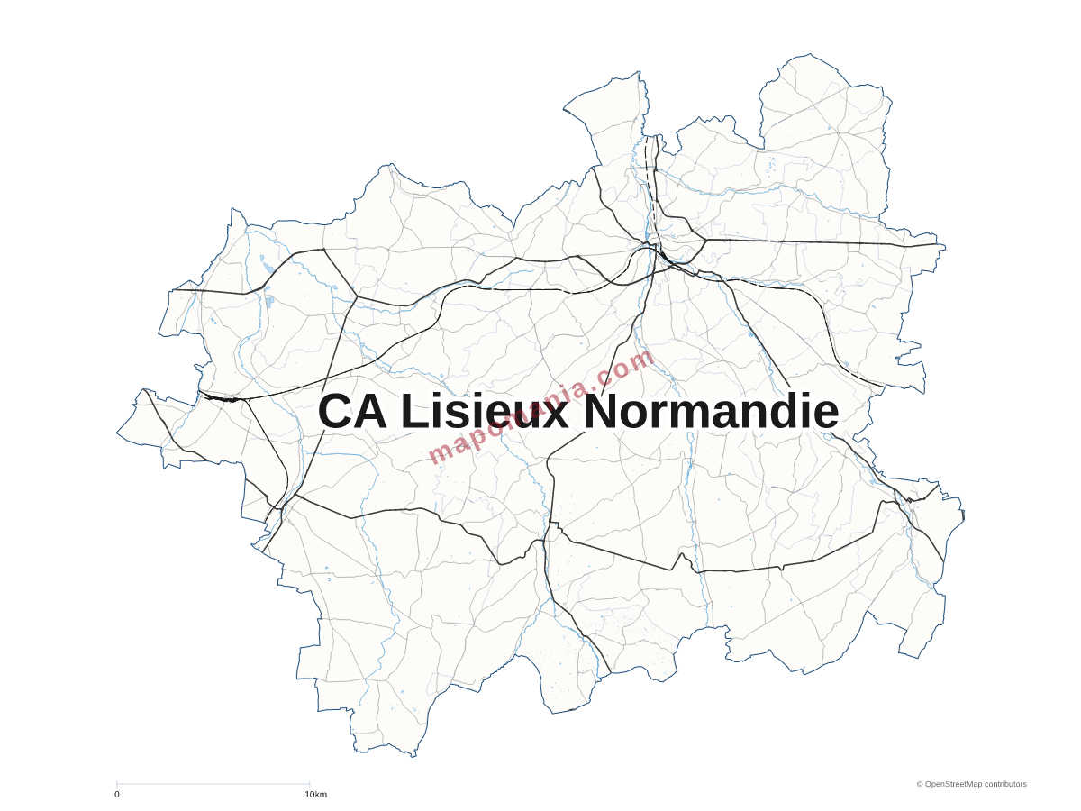 Carte de CA Lisieux Normandie à personnaliser