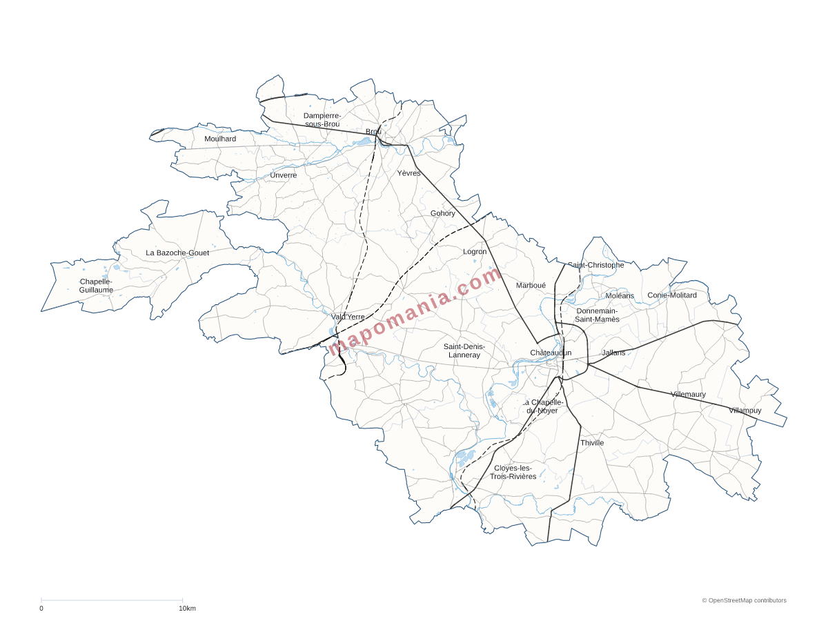 Carte de CC du Grand Châteaudun à personnaliser
