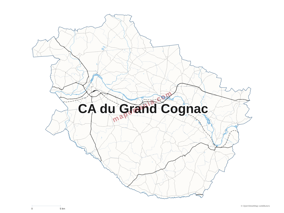 Carte de CA du Grand Cognac à personnaliser