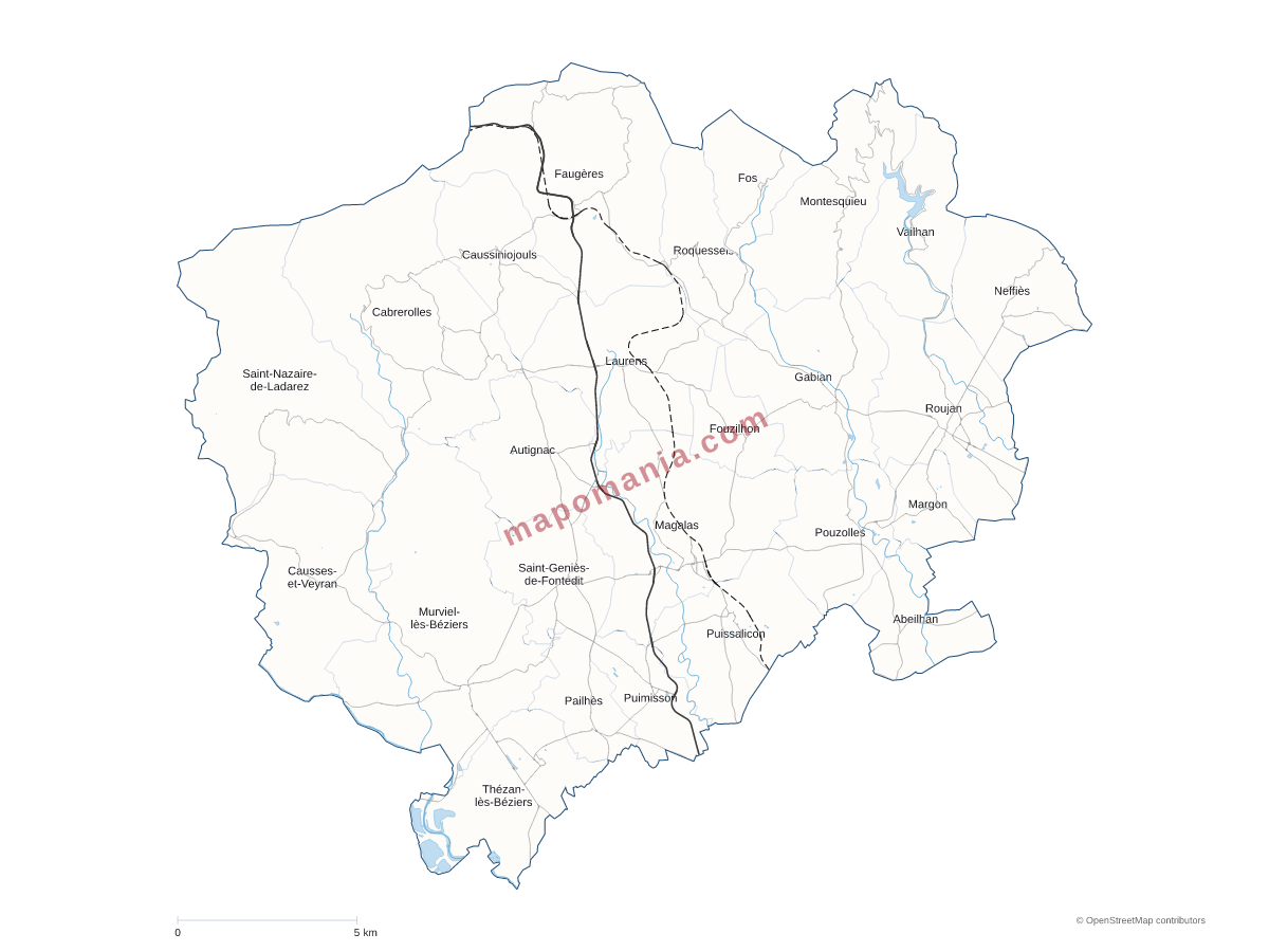 Carte de CC Les Avant-Monts à personnaliser