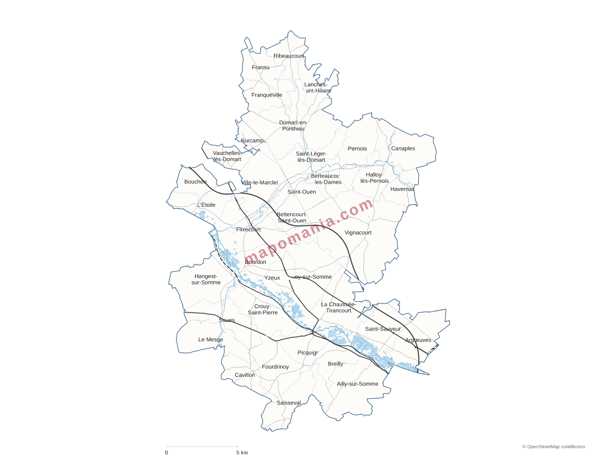 Carte de CC Nièvre et Somme à personnaliser