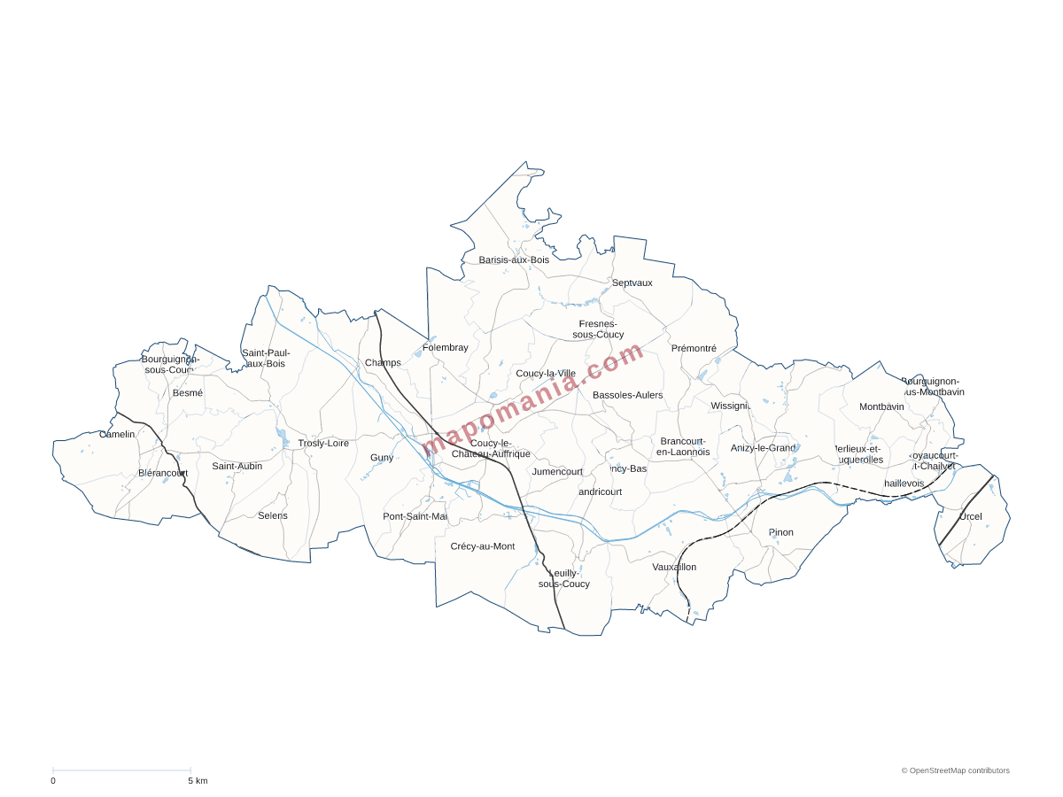 Carte de CC Picardie des Châteaux à personnaliser