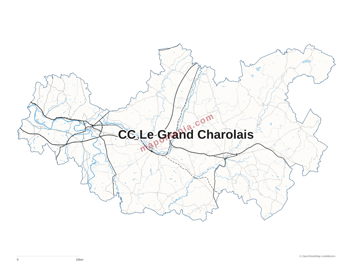 Carte de CC Le Grand Charolais à personnaliser