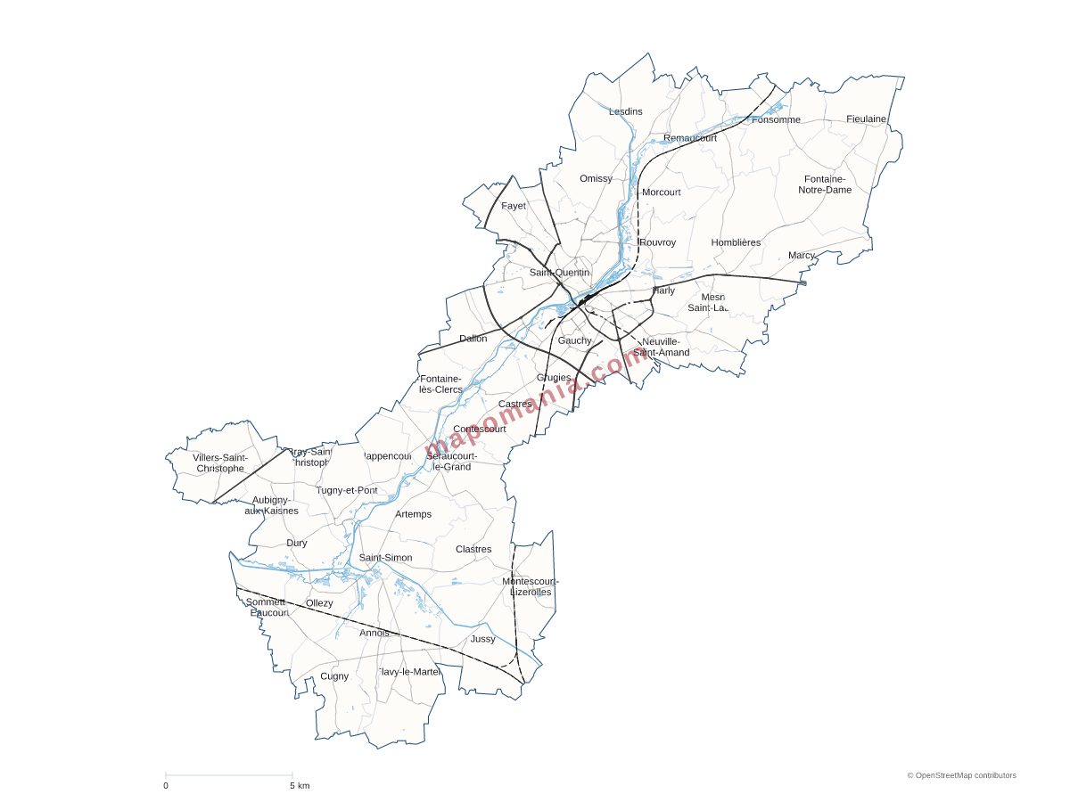 Carte de CA du Saint-Quentinois à personnaliser