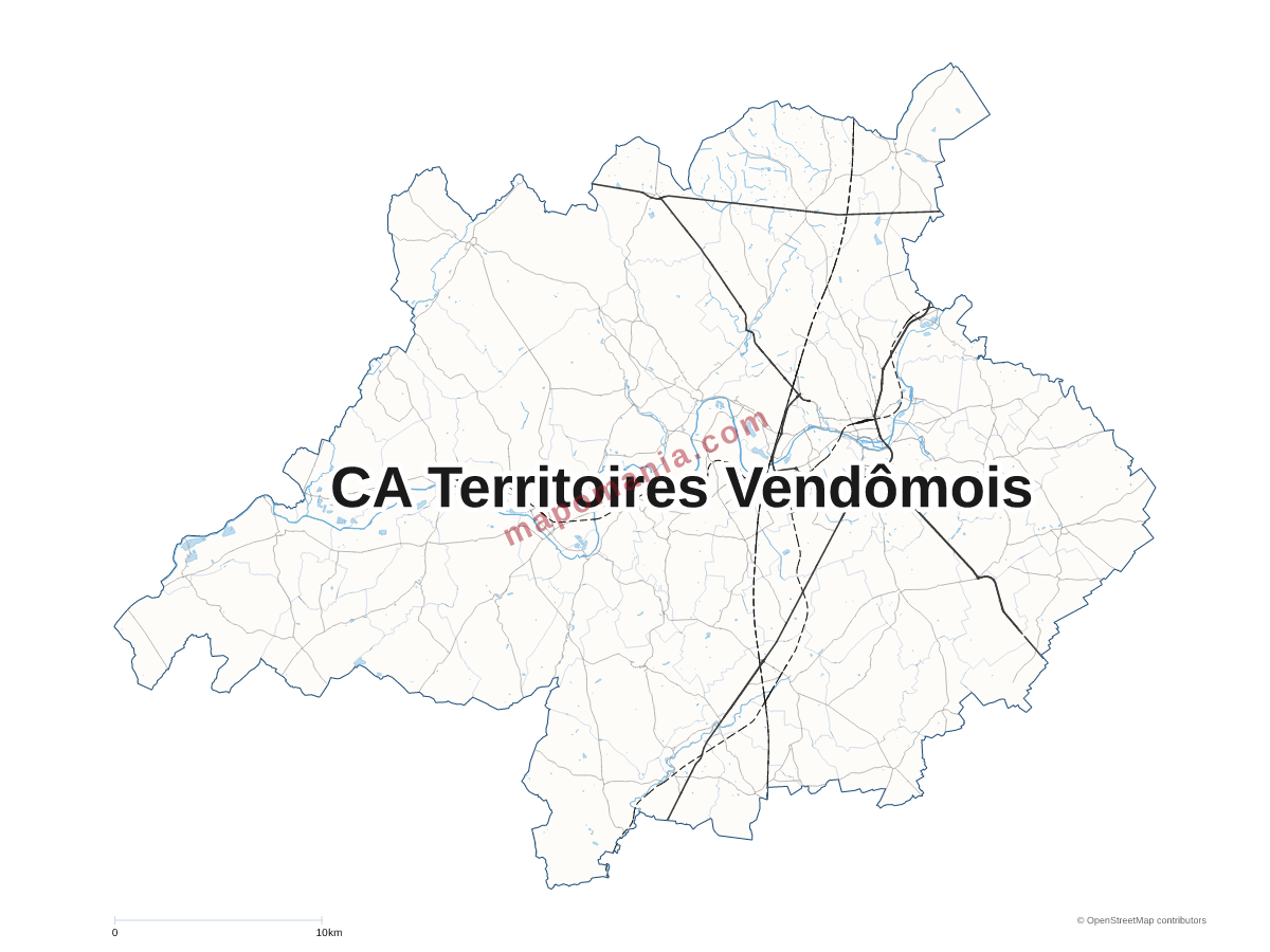 Carte de CA Territoires Vendômois à personnaliser