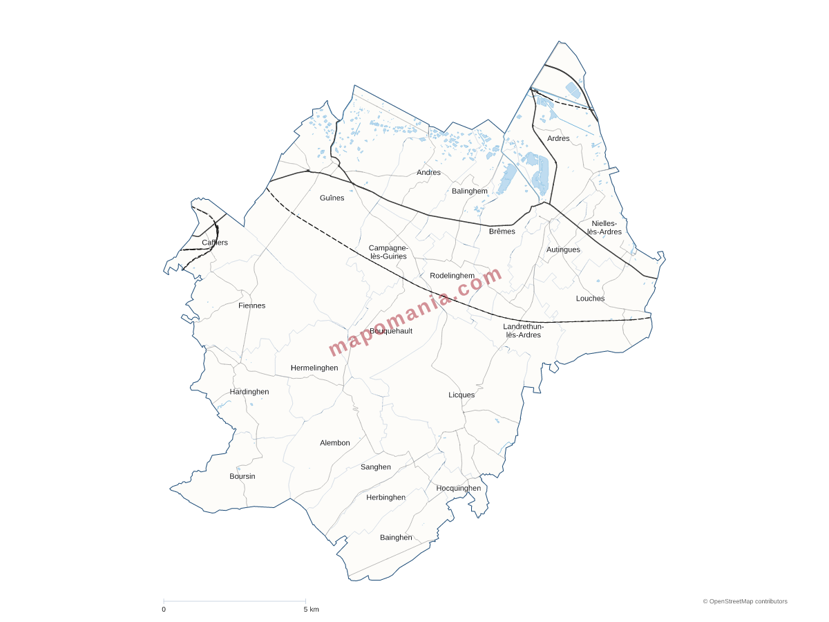 Carte de CC Pays d'Opale à personnaliser