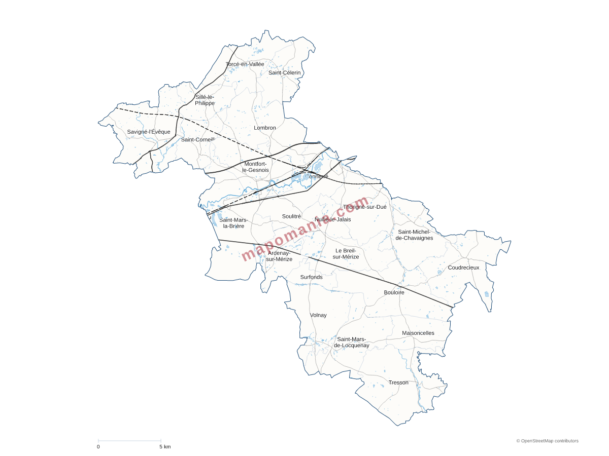 Carte de CC Le Gesnois Bilurien à personnaliser