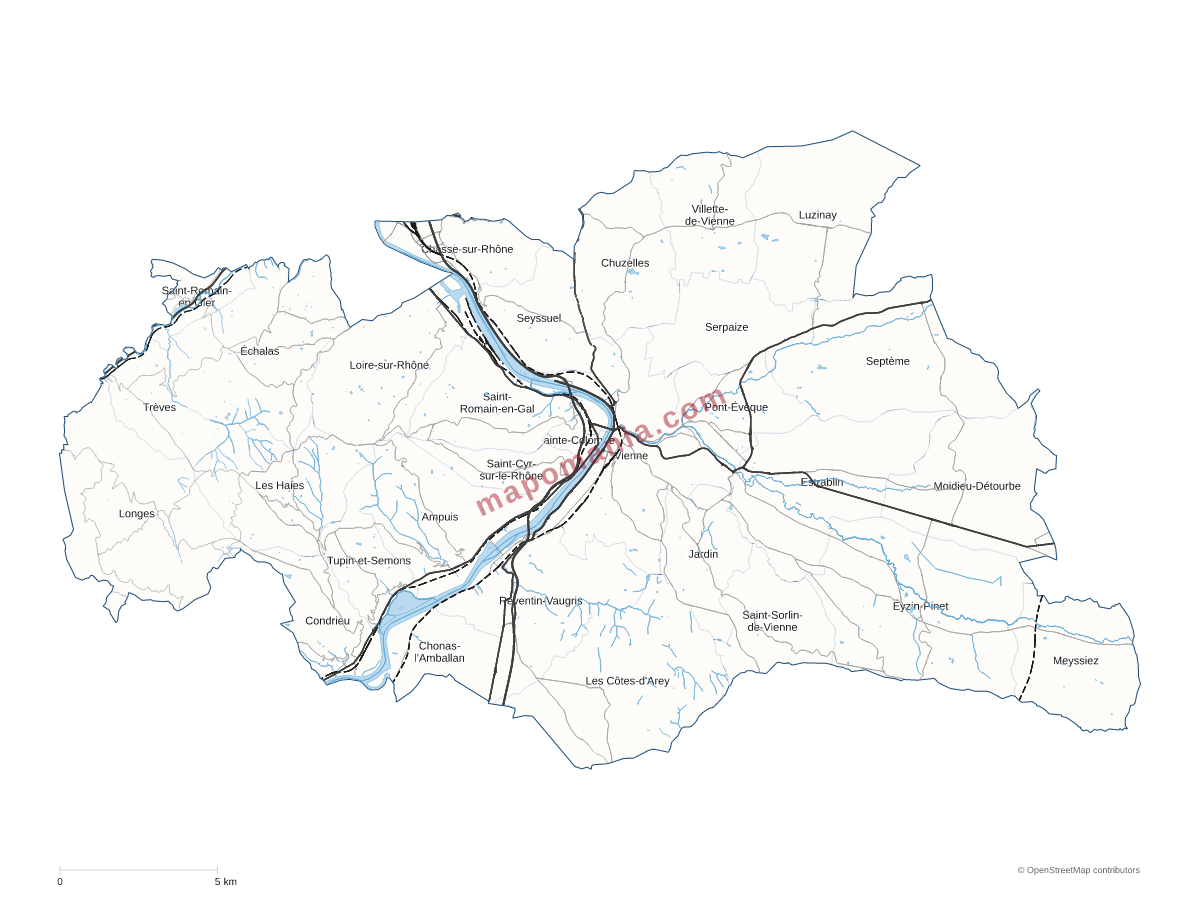 Carte de CA Vienne Condrieu à personnaliser