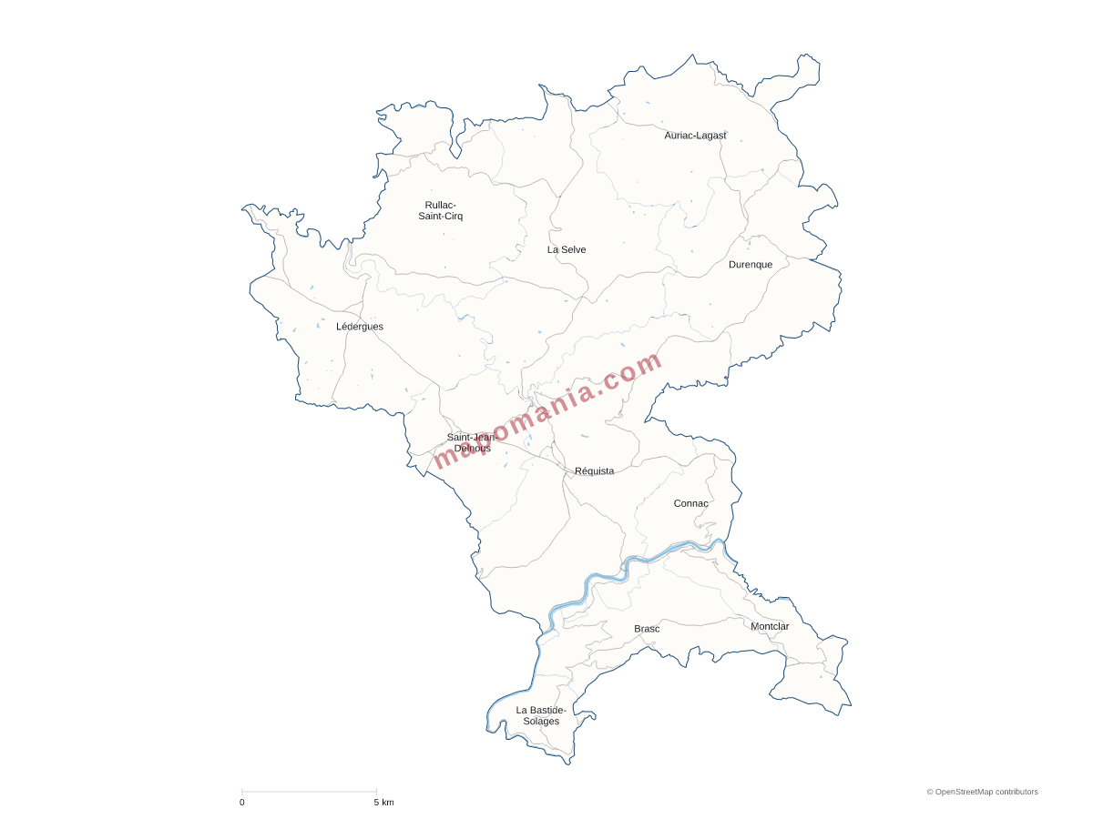 Carte de CC du Réquistanais à personnaliser