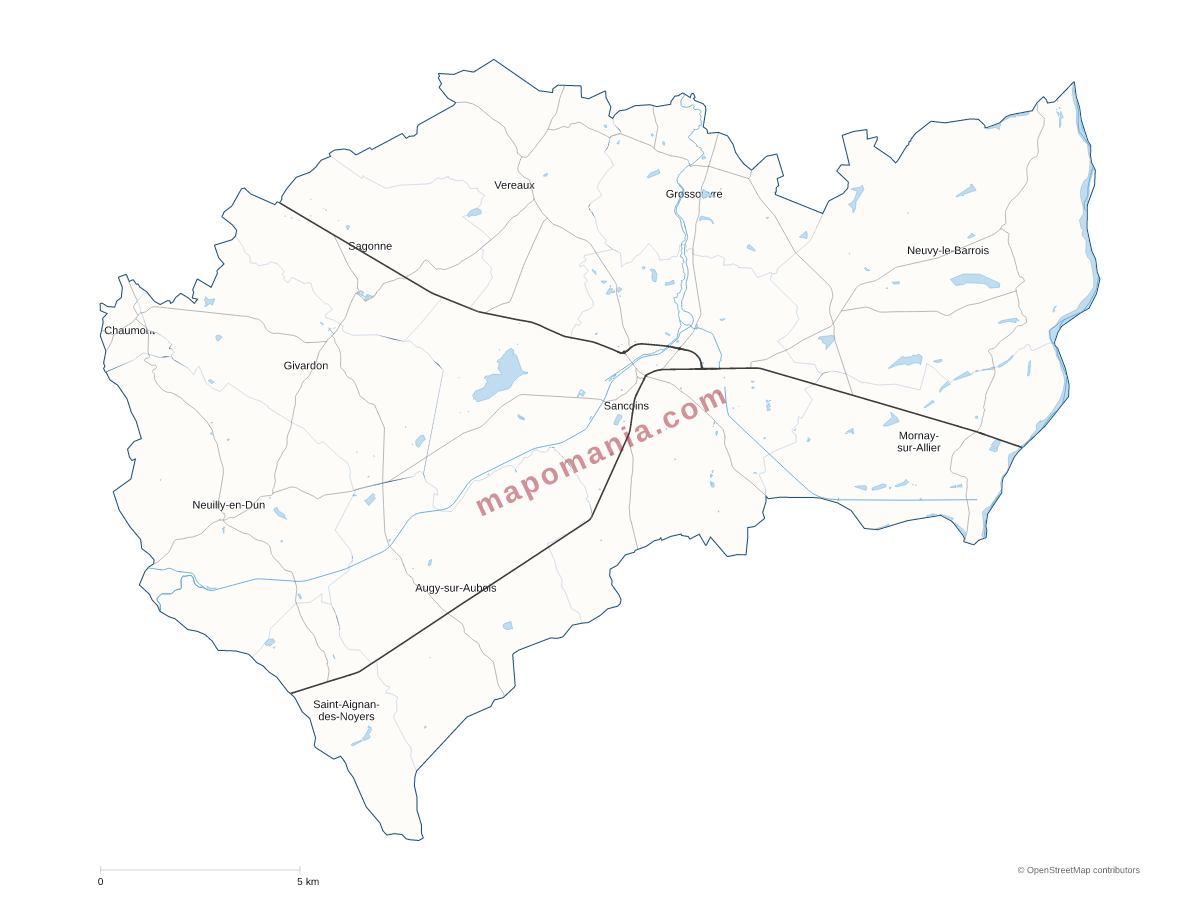 Carte de CC les Trois Provinces à personnaliser