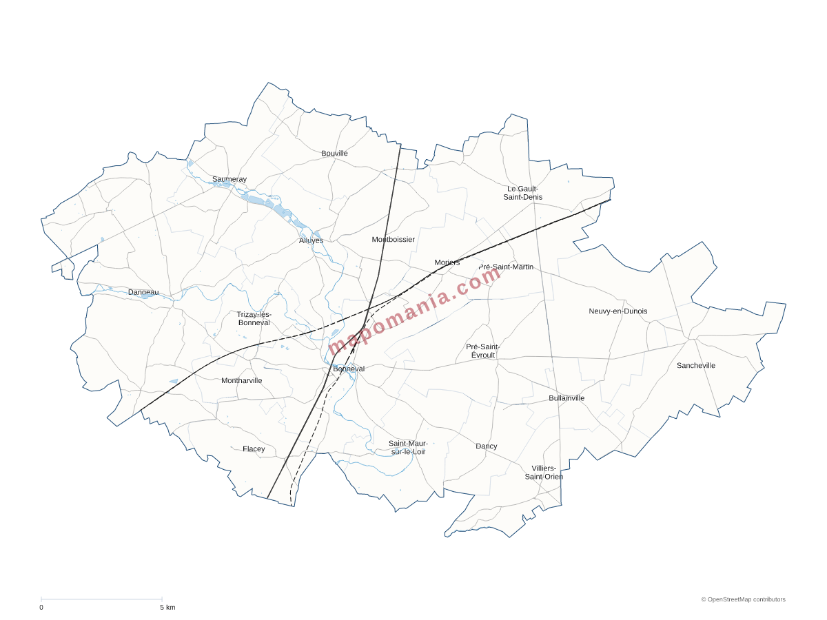 Carte de CC du Bonnevalais à personnaliser