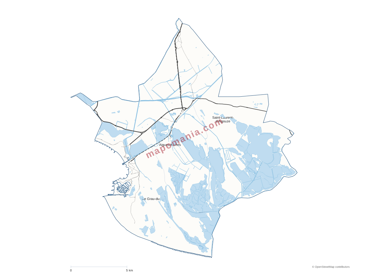 Carte de CC Terre de Camargue à personnaliser
