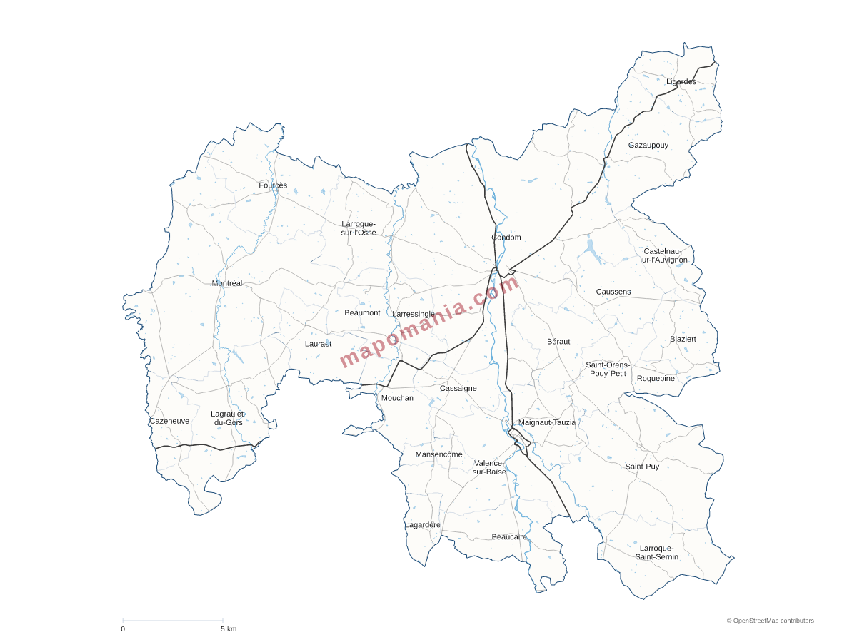 Carte de CC de la Tenarèze à personnaliser