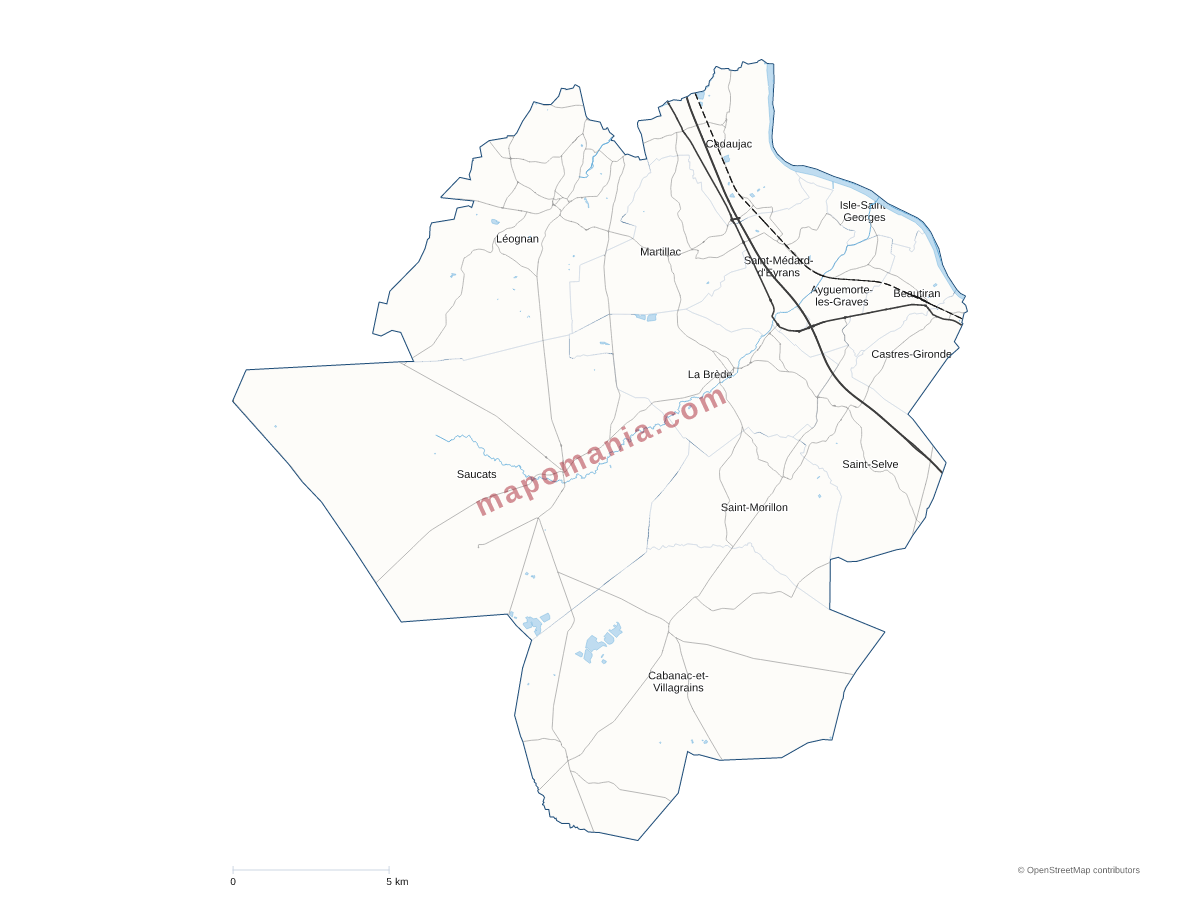 Carte de CC de Montesquieu à personnaliser
