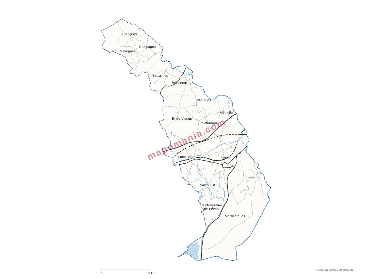 Carte de CA Lunel Agglo à personnaliser
