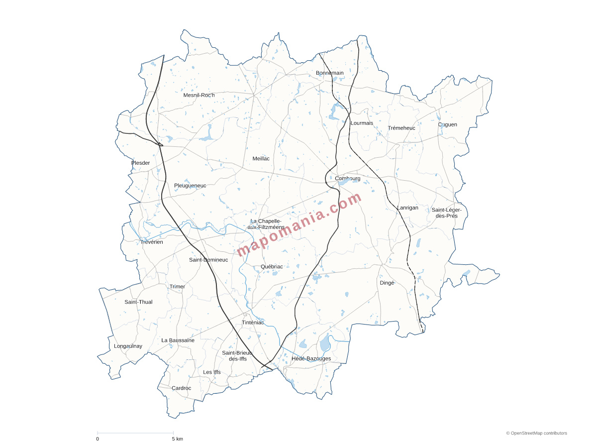 Carte de CC Bretagne Romantique à personnaliser
