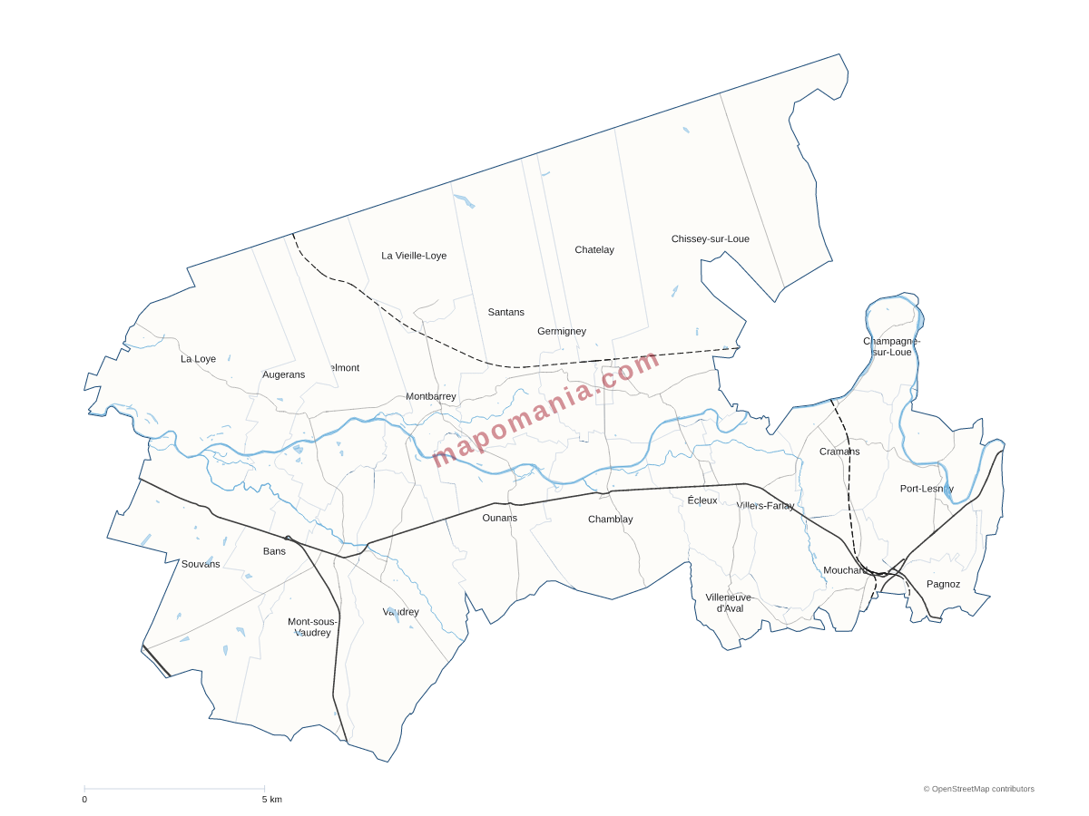 Carte de CC du Val d'Amour à personnaliser
