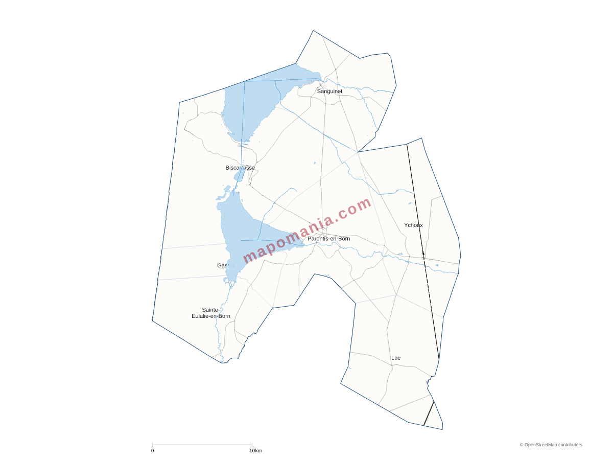 Carte de CC des Grands Lacs à personnaliser