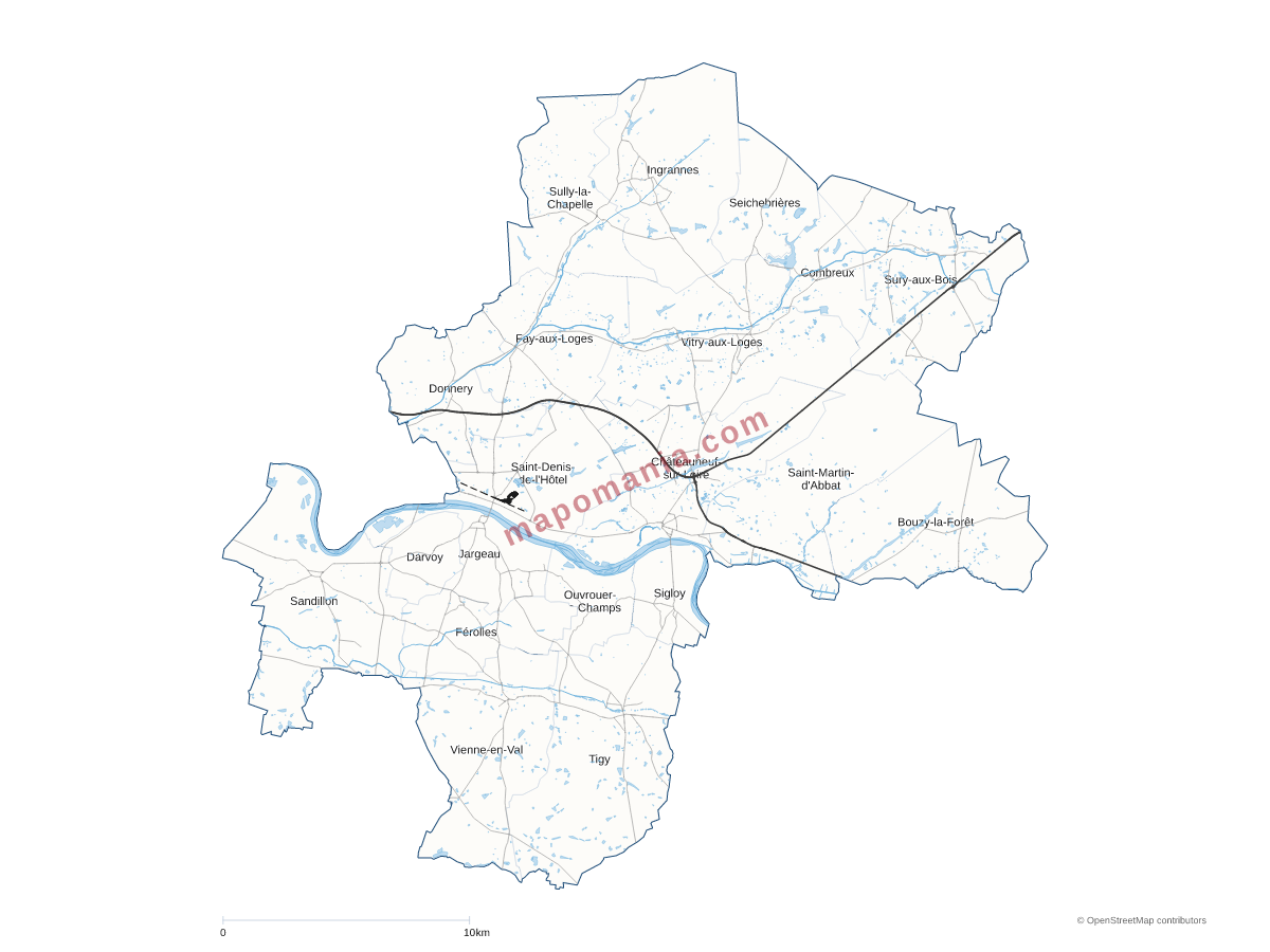 Carte de CC des Loges à personnaliser