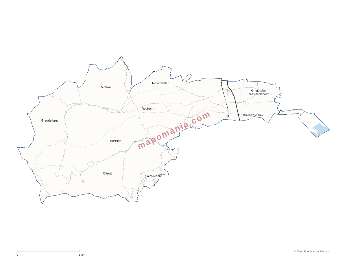 Carte de CC des Portes de Rosheim à personnaliser