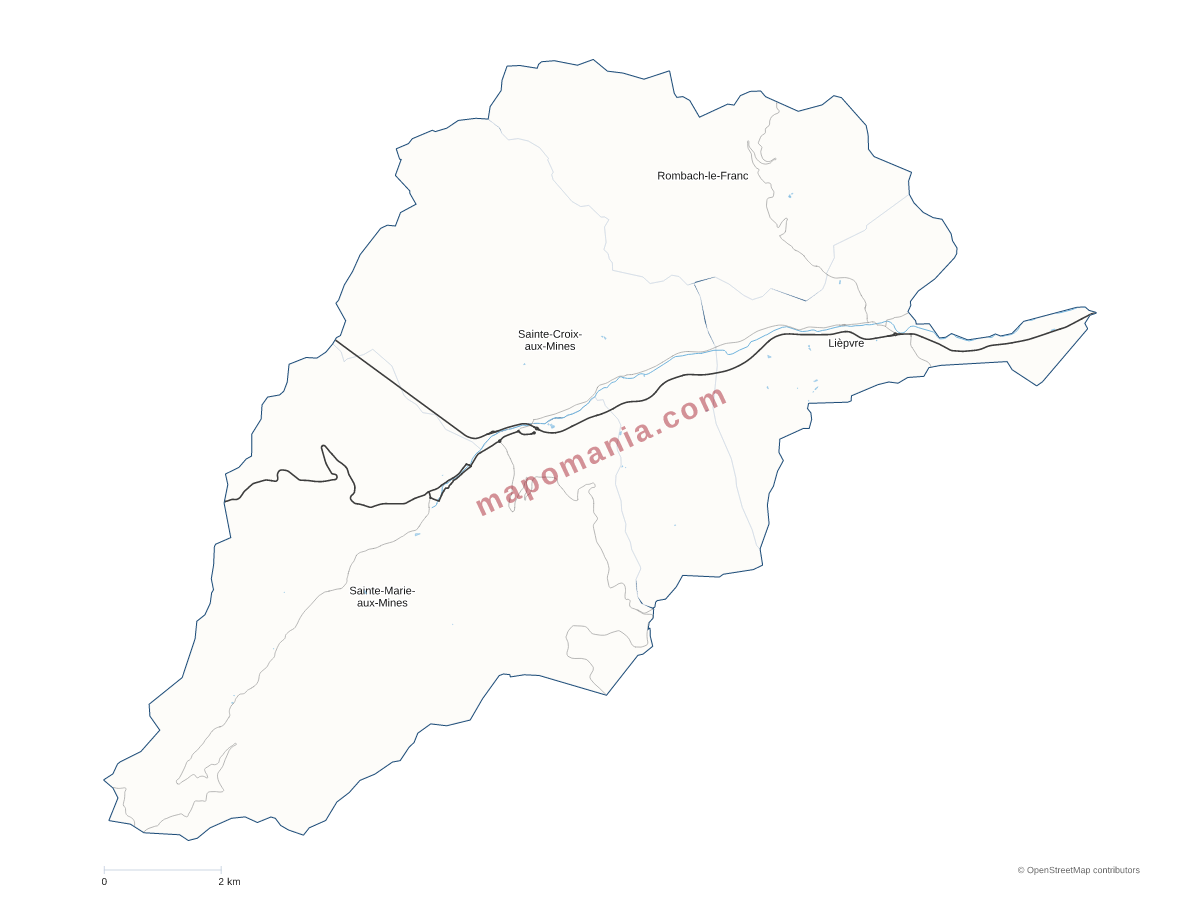 Carte de CC du Val d'Argent à personnaliser