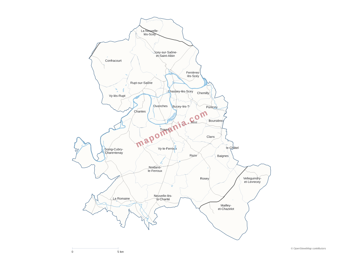 Carte de CC des Combes à personnaliser