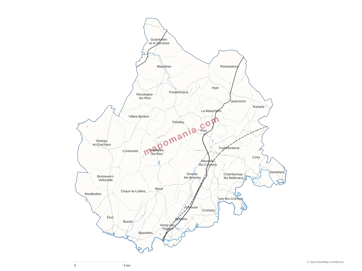 Carte de CC du Pays Riolais à personnaliser
