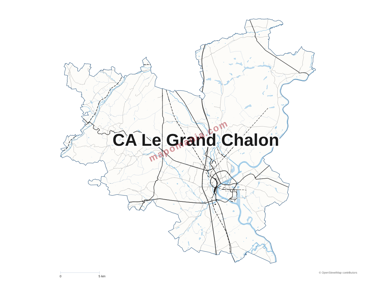 Carte de CA Le Grand Chalon à personnaliser
