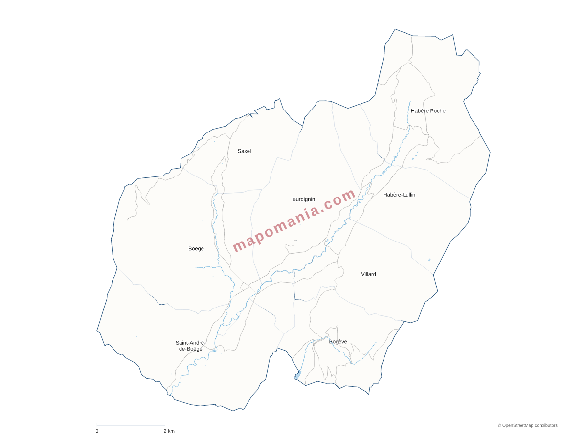 Carte de CC de la Vallée Verte à personnaliser
