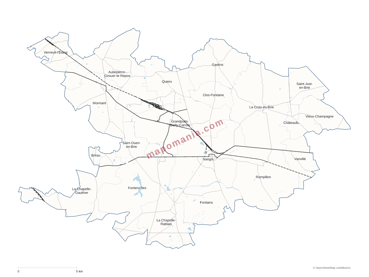 Carte de CC Brie Nangissienne à personnaliser
