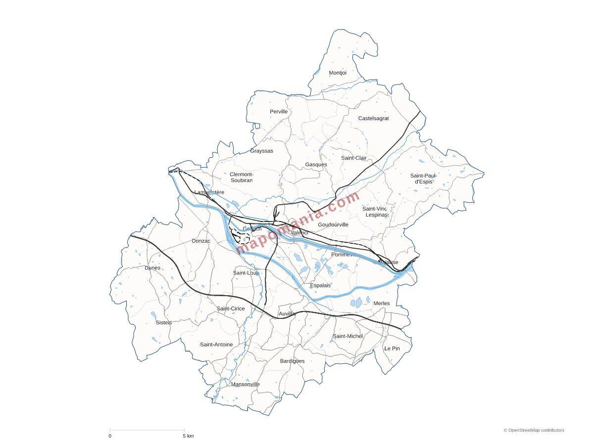 Carte de CC des Deux Rives à personnaliser