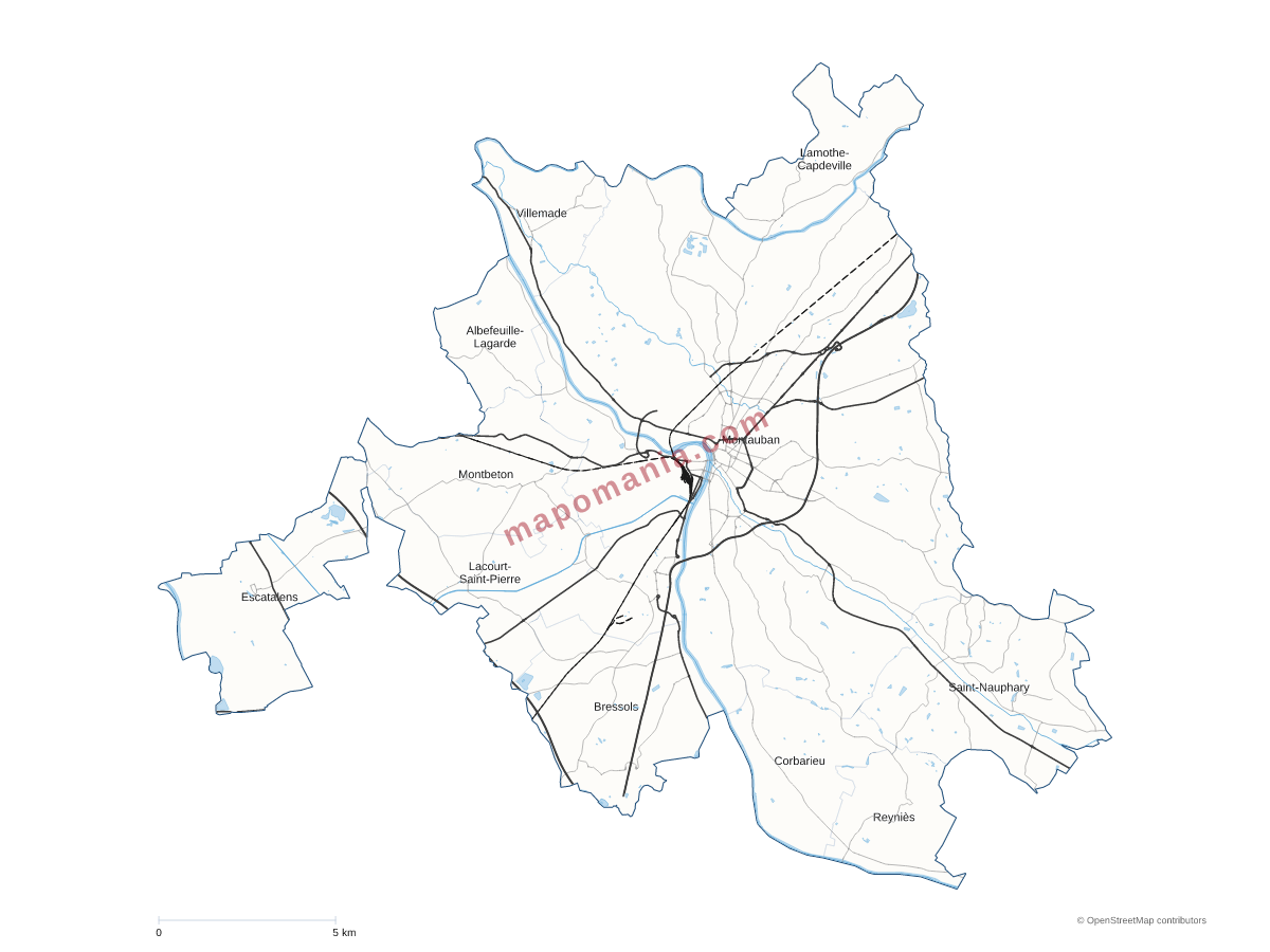Carte de CA Grand Montauban à personnaliser
